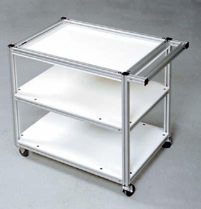 capacity carts Adjustable shelves Standard and custom