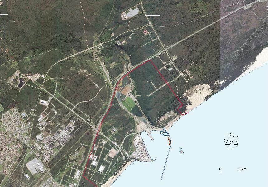 Port of Ngqura: Preferred location short term Eskom Dedisa Sub-station KEY ISSUES: Environmental approvals limited dredging Limited