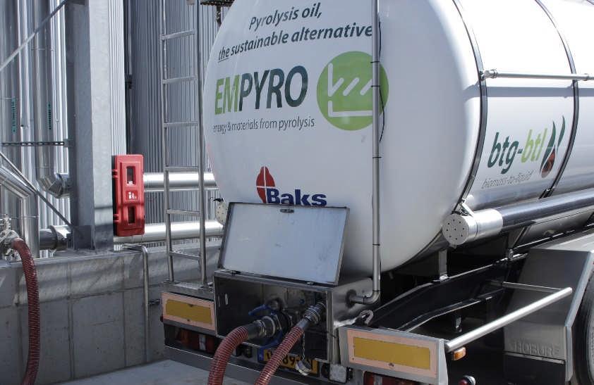FPBO for Research & Development FPBO Products available at BTG Bioliquids / Empyro Full production capacity can be consumed by FrieslandCampina Boiler,