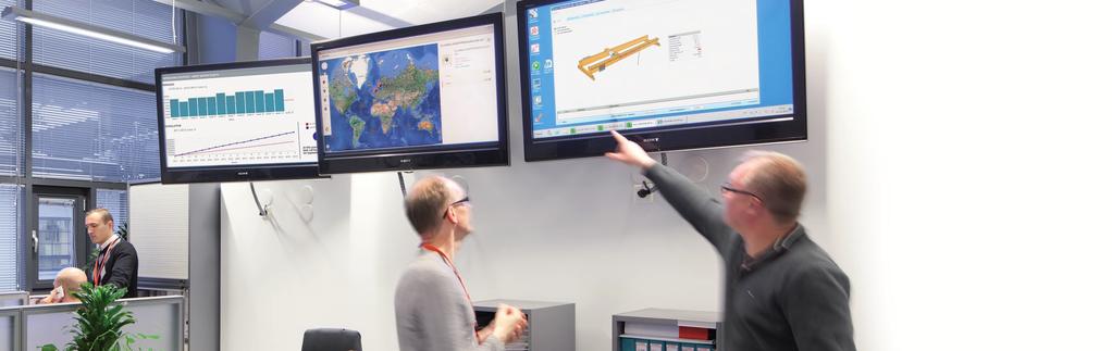 12 Konecranes Get insights into your crane usage TRUCONNECT REMOTE MONITORING uses sensors to collect data