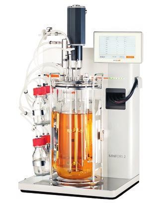 This is the Minifors 2 The Minifors 2 is a compact and easy-to-use bioreactor with a full range of application possibilities.