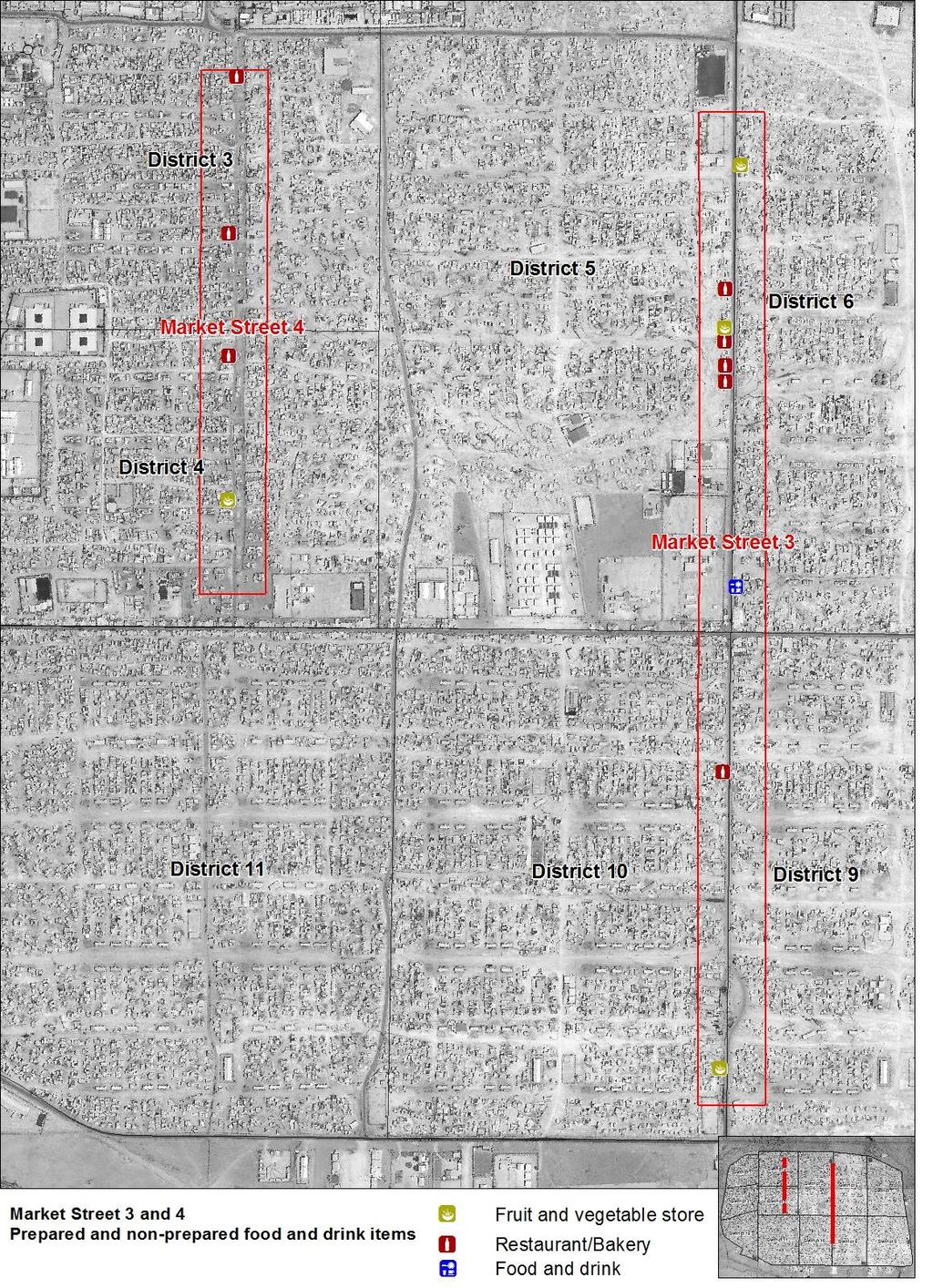 Map 6: Market Street 3 and Market Street 4: