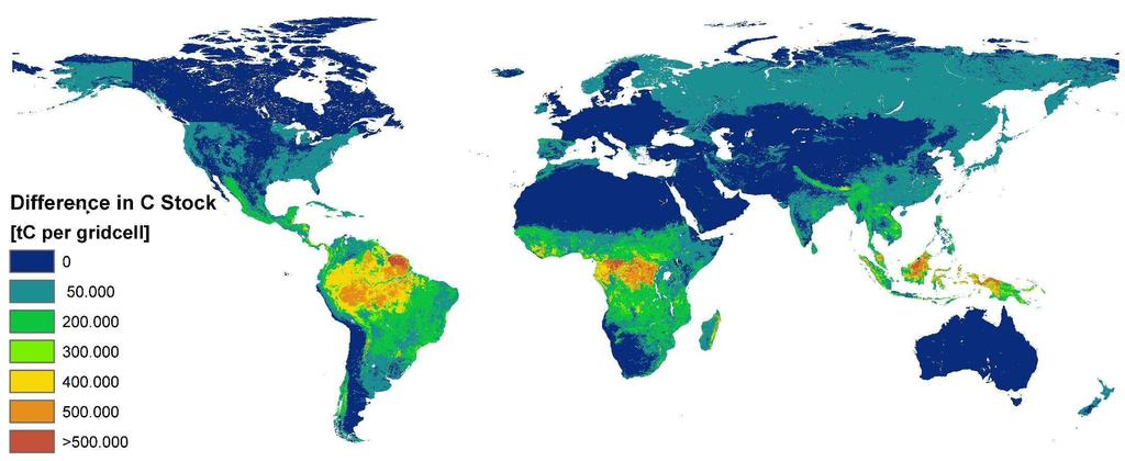 Uncertainty of global C stocks in forests e.g., FAO Forest Assessment versus Pan et al.