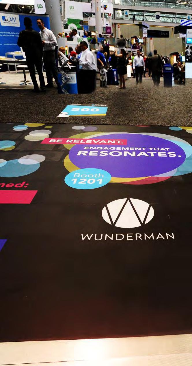 A-LA-CARTE BRANDING OPPORTUNITIES Floor Sticker (5 Available) $7,500 Member $10,000 Non-Member Showcase to attendees where your booth is located by placing branded floor stickers at the Experience