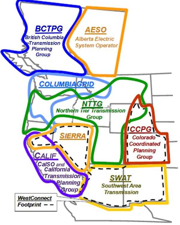 Transmission Planning in the West 1. Utilities and federal power marketing agencies (e.g., BPA) plan transmission to meet load, transmission service requests and public policy directives. 2.