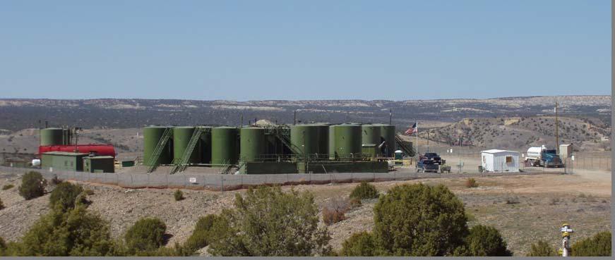 McGrath SWD (Salt Water Disposal) Facility McGrath is a large SWD near Farmington, New Mexico. Produced water generated at the wellhead is transported by tanker trucks to SWDs.