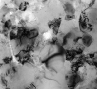 TEM micrographs of 2024 Al alloy after SMAT with ceramic balls: surface; 10μm, c) 20μm and d) 30μm from the top surface The hardness distribution along depth from