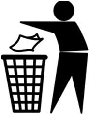 following words in the grid below: trash junk waste litter scraps residue garbage refusal debris leachate T O U U H B I