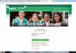 Girls will be able to setup their online business and send emails from the site, and troop leaders will be able to order product for the troop and track sales.