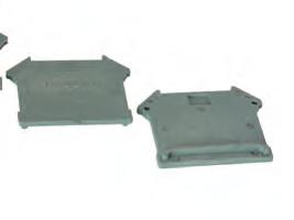 Terminal blocks End cover Colour Thickness (mm) EC grey 8 200 / 6000 31901 Universal end fixed