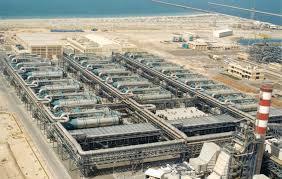 KWhpe/m 3 = Desalination processes Electrical energy consumption(kwh elec /m 3 ) Thermal energy consumption (kwh ther /m 3 ) Weighted factor for CCGT Steam for MED processes = Primary energy UPR=