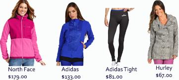behavior (wisdom of the crowd), and deliver recommendations in context of the product clicked, not the visitor. North Face Adidas Adidas Tights Hurley $179.00 $133.00 $81.00 $67.