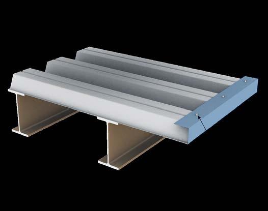 The support width in these locations must be sized to ensure the minimum end bearing for butted sheets can be achieved.