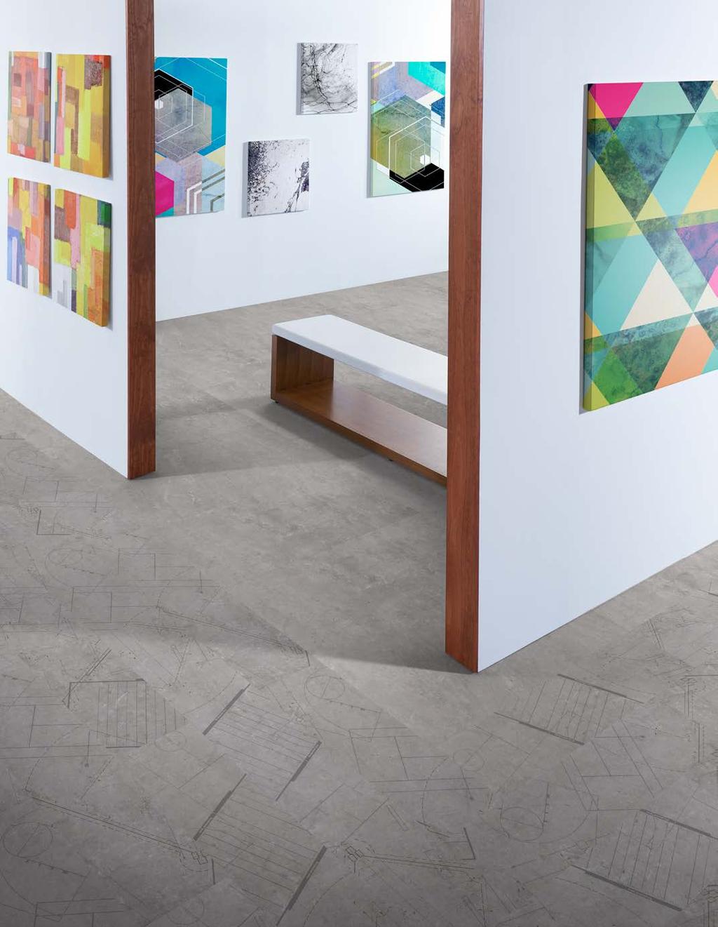 SM MILLIKEN LVT UNDERLAYMENT Made with high-density polyurethane foam Reduces floor noise by providing excellent sound absorption 100% recyclable and environmentally friendly Contains anti-microbial