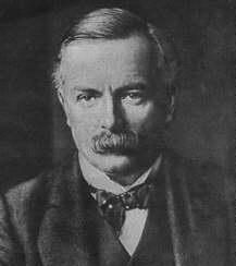 Name: Profile: David Lloyd George, Prime Minister of Britain This fact sheet accompanies slide 15 of The Treaty of Versailles (part 1).ppt b. 1863, d. 1945. Lloyd George entered politics in 1890.