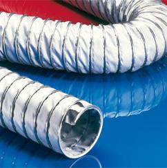 HI-FLEX FABRIC HOSES JANUARY 2017 CP-XT High-temperature hose, clamp profile hose (clip hose), multi-layer, insulating (up to 2,012 F) 25, 50 2 TO 40 * LIGHT GREY -75 F TO 1,650 F SHORT TIME TO 2,000