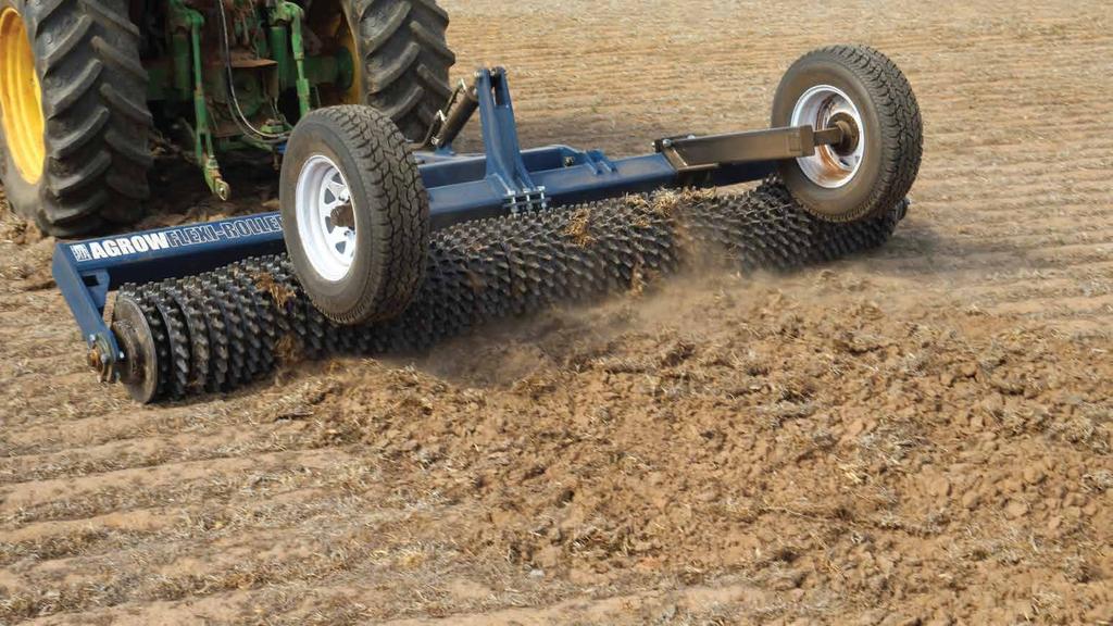 FLEXI-ROLLER 14 Flexi-Roller Prepare or finish the ultimate seed bed with the Agrowplow Flexi-Roller.