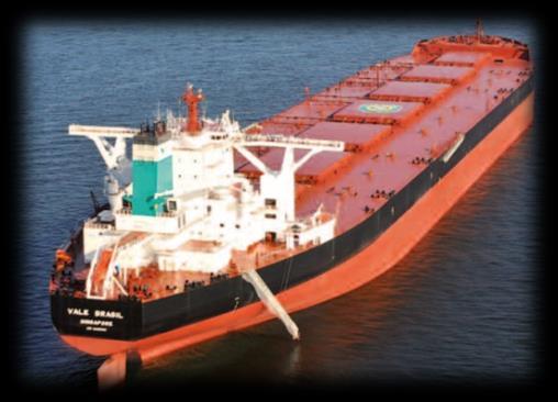 Efficiency and competitiveness Vale operates large vessels,