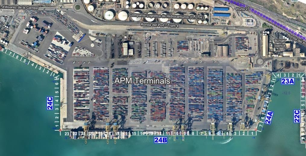 3. Enlargement of the Port and Logistics areas APM Terminals Barcelona: Growing operational capabilities Capacity Area APM TERMINALS BARCELONA 2.