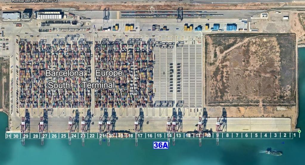 3. Enlargement of the Port and Logistics areas HUTCHISON PORTS BEST: First semi-automated terminal in the Mediterranean HUTCHISON PORTS BEST Capacity 2.25 M TEU Area 79 ha Berthing line 1.