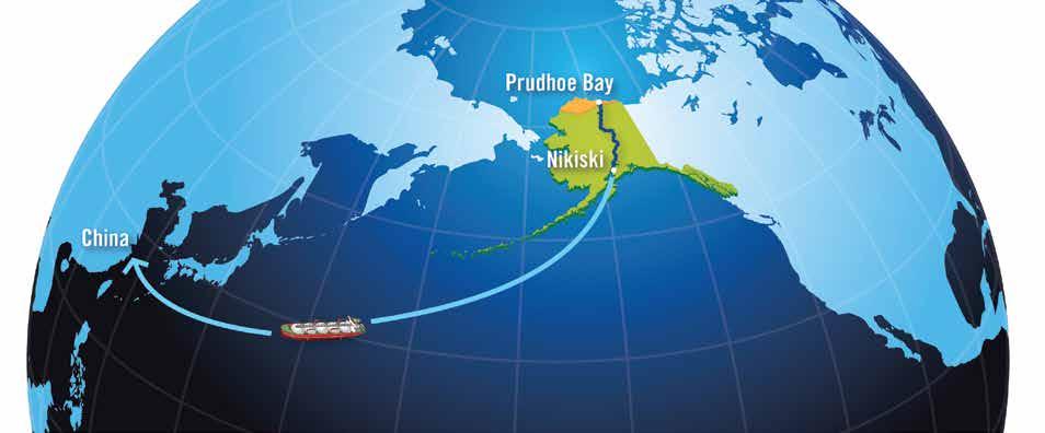 Trump and China President Xi Jinping, Beijing, November 9, 2017. Alaska is the closest U.S.