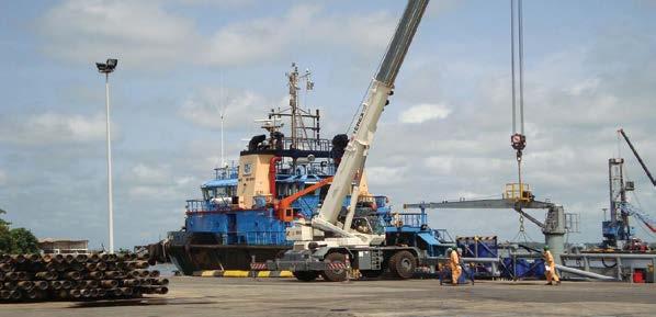 IVORY COAST ABIDJAN PETRO-SEA Logistics Joint venture Petroci Holding (35%) group SEA-invest (65%) ACTIVITY logistic services for the oil exploitation and production 3 loading /