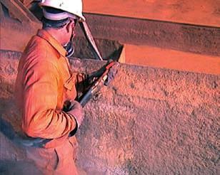 selectively to various refractory producers around the globe as well as vertically integrated products (basic monolithic refractories),