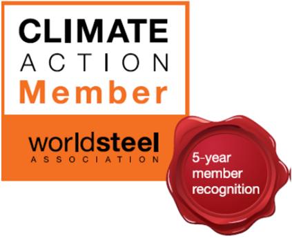Climate Action Recognition worldsteel collects and collates emissions data from steel producers Scheme recognises that a steel producer has fulfilled its commitment of the worldsteel CO 2 data