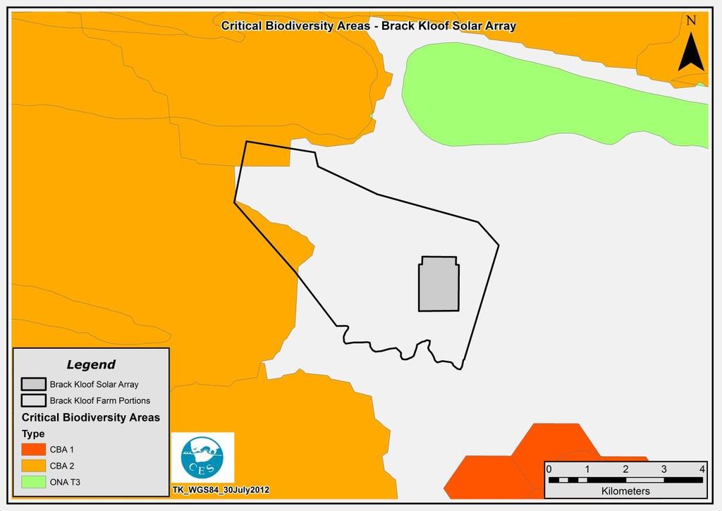 Areas (CBA) for the proposed project site (ECBCP).