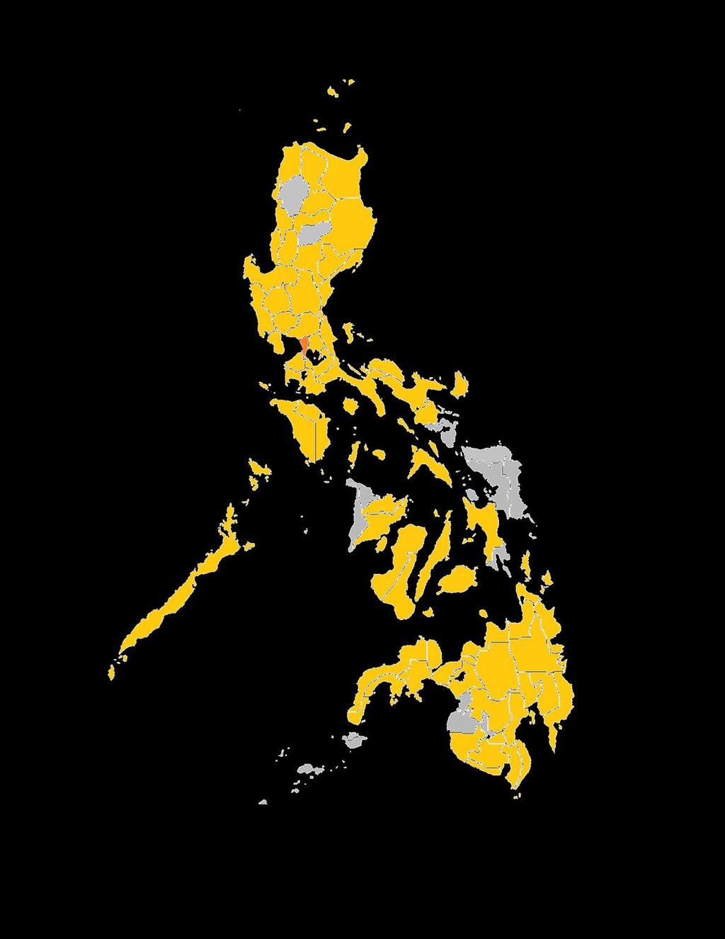 Abra Ifugao A total of 68 out of 81 provinces