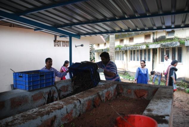 vermin-compost facility in the office premises to dispose the