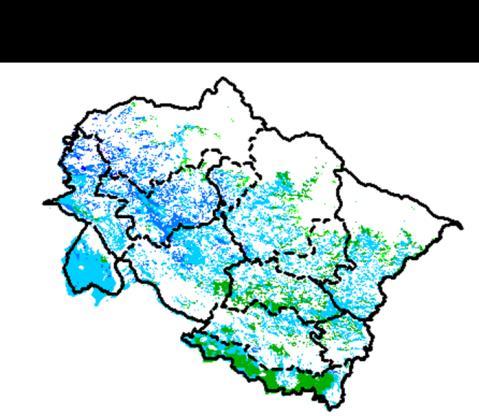 Agricultural vigour is normal over the entire state of Uttar Pradesh where NDVI value varies