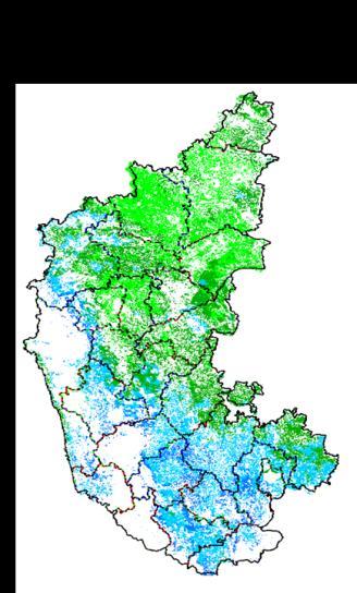Agriculture vigour is Normal in central part of Chhattisgarh where NDVI