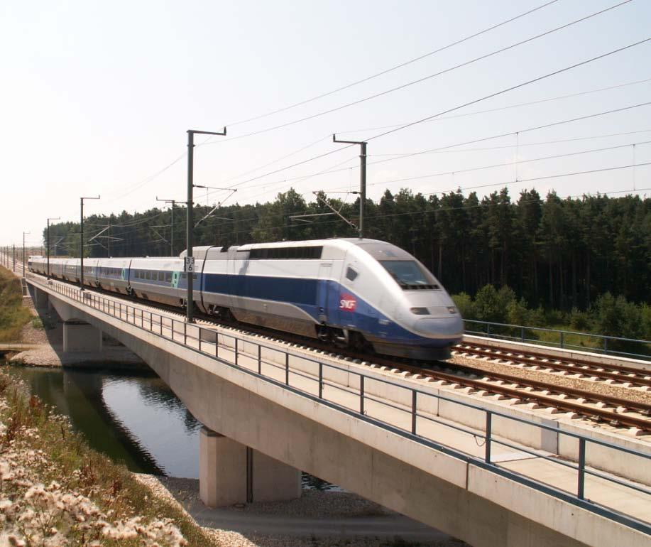 High Speed Rail Convenient Connects city centers Competitive with air travel for