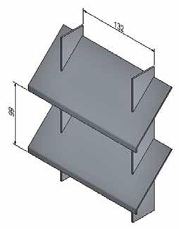 DeltaMax DeltaMax is made from inclined steel flat bars with a profiled nosing which are pressure locked to vertical transverse bars.
