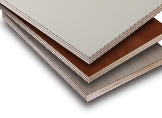 High-end semi-finished product, suitable for painting, for interior and exterior applications. IBA-TWIN Plywood coated with CPL or HPL laminate with variable thickness from 0.2 to 0.9 mm.