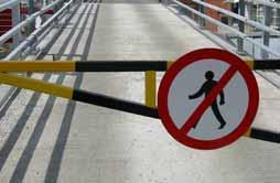 workers where practicable Walkways should be provided for pedestrians Wide enough for the