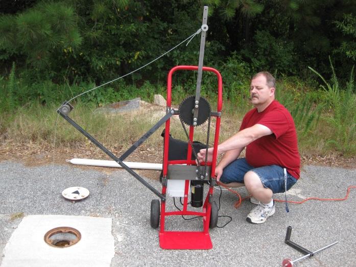 First Trial for Equipment Functionality 4-inch well in Saprolite 5-ft by 3-inch diameter slug