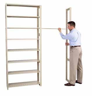 Continue until all shelves, including the top, are in