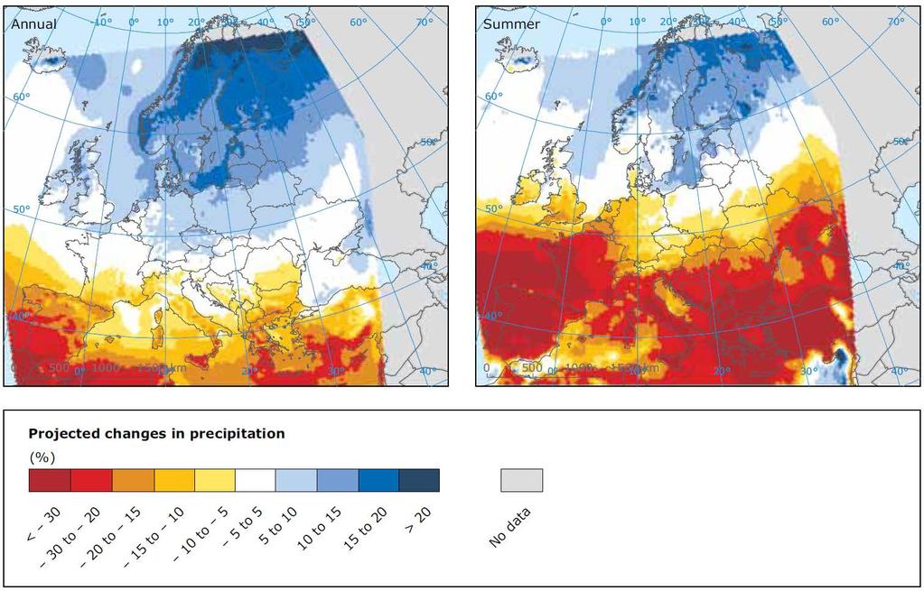 Why to study increasing air humidity? Due to global warming, wetter conditions (increased precipitation and air humidity) are predicted in Northern Europe (IPCC 2007; IPCC 2013; EEA 2012). Figure 1.