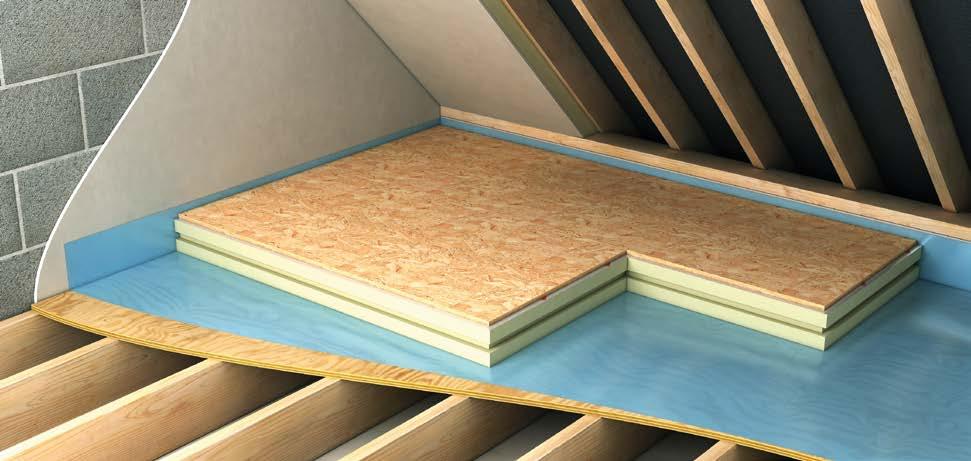 Data Sheet XT/Walk-R Insulated Loft decking Thin-R Loft Decking XT/Walk-R is a composite of high performance PIR insulation with tough OSB board that provides safe access into insulated roof spaces.