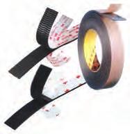 .. 60 62 8 Bonding Tapes 3M VHB Tapes and Primers...64 71 3M Extreme Sealing Tapes... 72 3M Double Coated Foam Tapes...73 74 3M Double Coated Tapes...75 77 3M Removable/Repositionable Tapes.