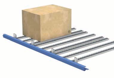 Construction Systems Separators They are fitted in the beams or entry profiles in order to help to centre the box in the rails. They are optional but recommended.
