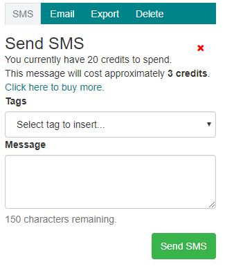 SMS Clients Text messaging your clients is a quick and easy way to communicate promotions and