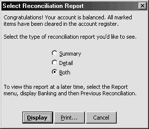 10. After a successful reconcile clicking the Reconciliation Now button.