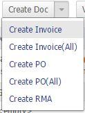 Create / Edit / Delete Invoices - Allows a team member to generate an Invoice from a Sales Order and grants access to enter payments on an Invoice.