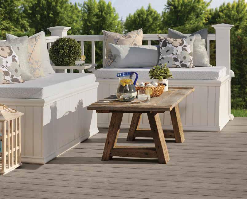 THE GRAND OUTDOORS pg 4 pg 6 pg 18 pg 34 pg 40 The Right Material Start Your Project Decking Collections