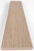 are available in 12', 16' and 20' lengths Brownstone with