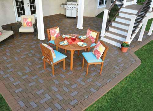 95% recycled rubber and plastic A paver that is