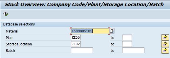 Stock Overview Report Highlights The user can execute this report using T-Code MMBE to display the overview of current stock level at time of execution for one material.